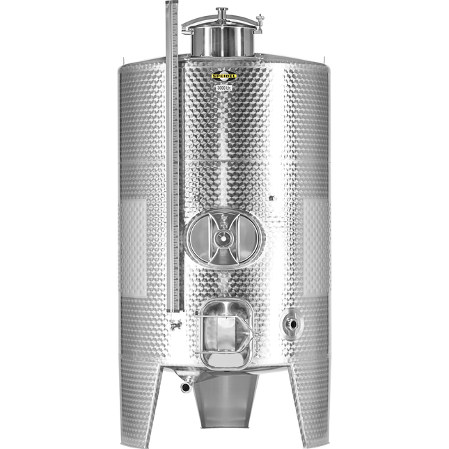 Speidel 5100L, 1400mm Diameter FS-MO Dish Bottom Rear Double Jacket Venting Nozzle Sealed Base Tank - PRECONFIGURED