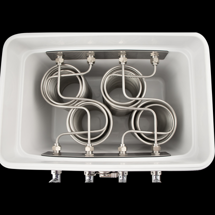KOMOS Stainless 4 Tap Jockey Box - Rear Entry