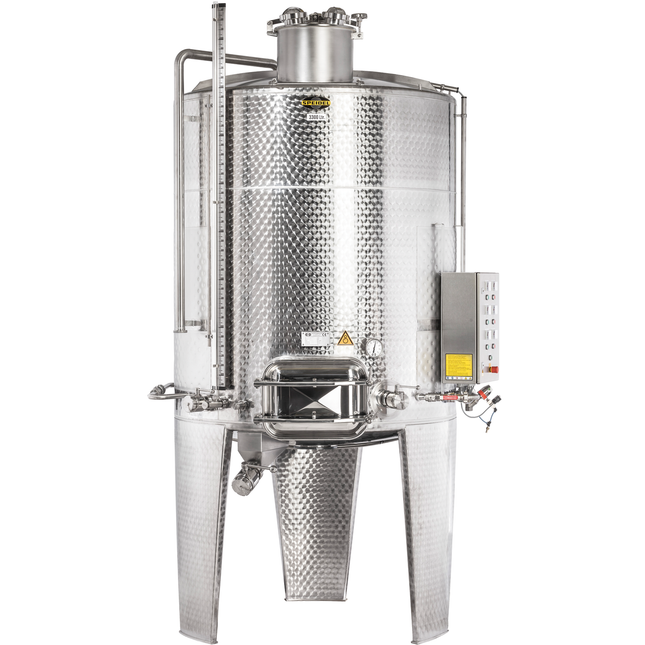 Speidel 8,400L/2000 mm Diameter FD-DFTK Sealed Red Wine Fermenter w/ Pulse-Air System and Standard Manway