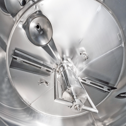 Speidel 7,000L/2000 mm Diameter FD-ITAK Sealed Red Wine Fermenter w/ Interal Must Plunger, Standard Manway and Motorized Must Ejection