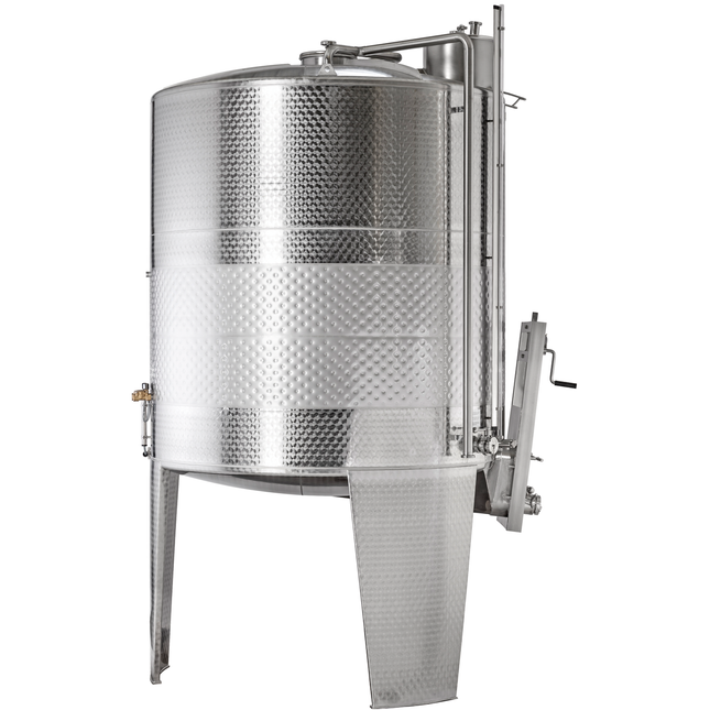 Speidel 7,000L/2000 mm Diameter FD-ITAK Sealed Red Wine Fermenter w/ Interal Must Plunger, Standard Manway and Motorized Must Ejection
