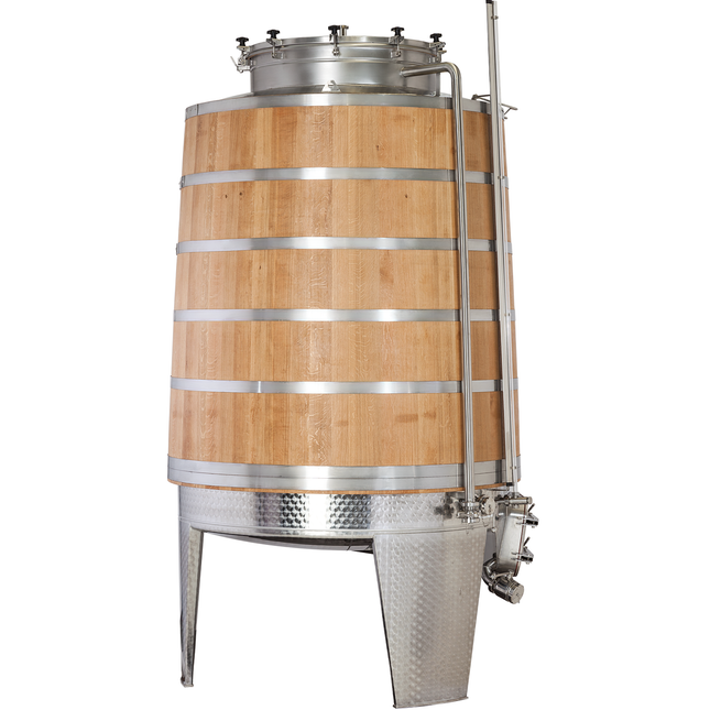 Speidel 3000L FD-MKEHTK Sealed Red Wine Fermenter w/ Oak Walls