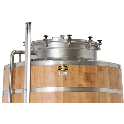 Speidel 3000L FD-MKEHTK Sealed Red Wine Fermenter w/ Oak Walls