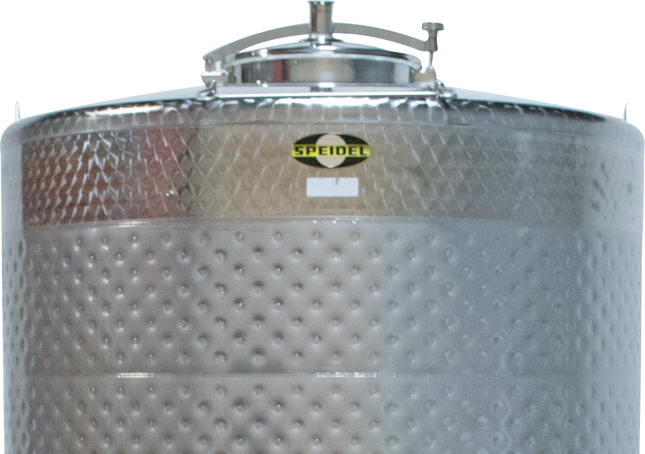 4400 l Speidel Sealed Tank with Manway, Top Hatch & Max Jacket