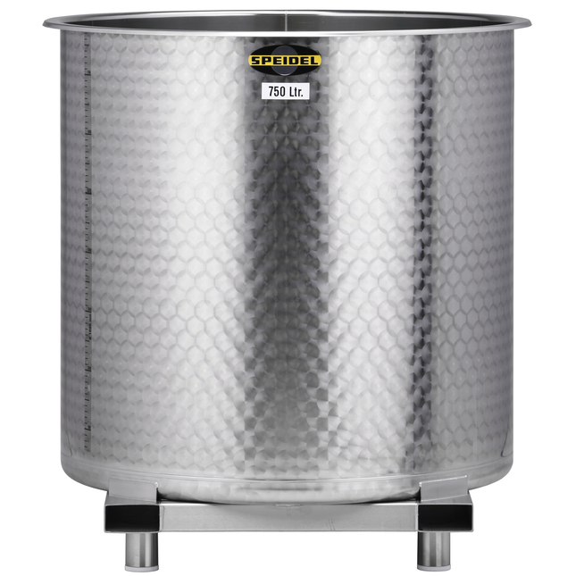 Speidel 1050L KO Flat Bottom Open Tank w/ Stainless Forklift Sockets - PRECONFIGURED