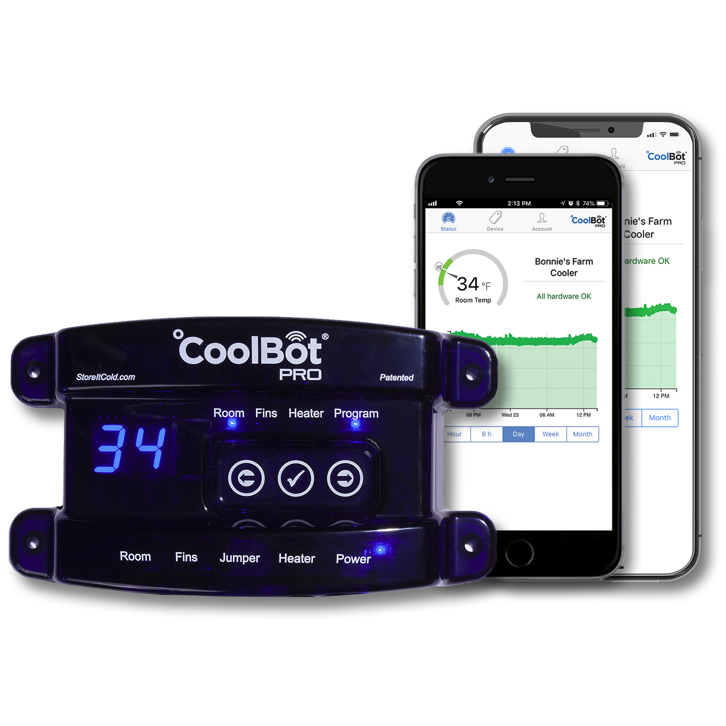 Col Bot CoolBot Pro Walk-In Cooler Controller | WiFi Enabled | DIY Indoor Cool ...