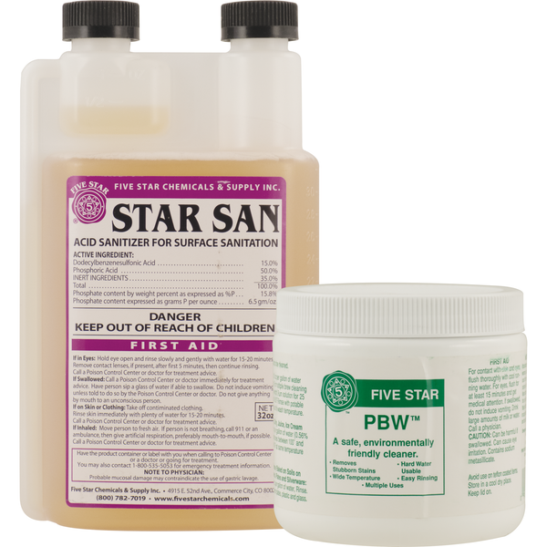 Cleaning and Sanitizing Chemical Kit