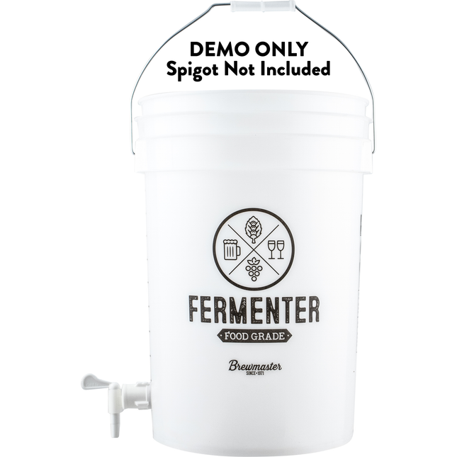 Brewmaster 6.5 Gallon Bucket - With Hole (New)