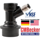 Ball Lock Quick Disconnect (QD) Bev Out (Black) - CM Becker (Flare)