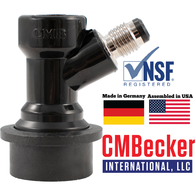 Ball Lock Quick Disconnect (QD) Bev Out (Black) - CM Becker (Flare)