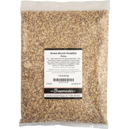 Malt - Briess Blonde RoastOat - Per Lb (Showroom Only)