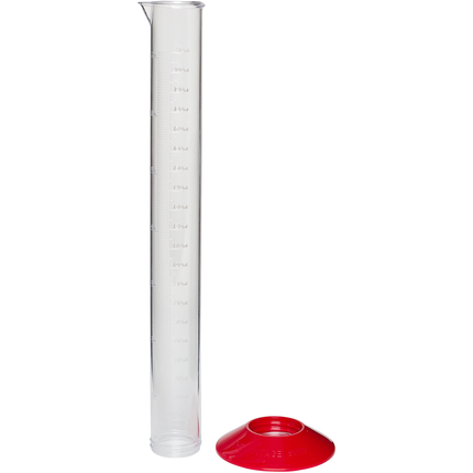 Hydrometer Jar (11.5 in.) w/screw bottom