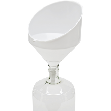Funnel - Vintage Shop - 25 cm - White Plastic - Anti-Splash 