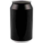 Can Fresh Black Aluminum Cans (330ml/11oz) - Case of 300