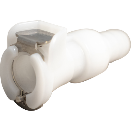 Beer & Gas Tubing Quick Disconnect -3/8 in Barb x Female Shut-off
