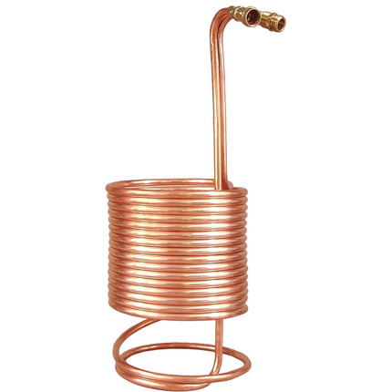 Wort Chiller - Superchiller for 10 Gallon Batches  (50ft of 1/2 in. With Brass Fittings)