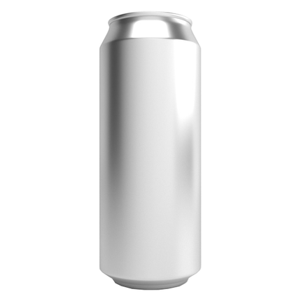 Can Fresh Silver Aluminum Cans (500ml/16.9oz) - Case of 207 - Full Aperture Lid