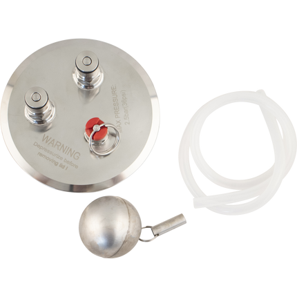 Replacement 4 in. T.C. Kegmenter Ball Lock Lid for FE581/FE582