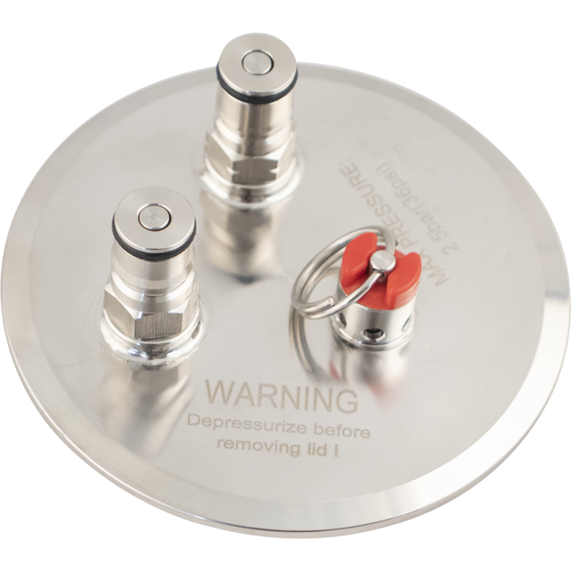 Replacement 4 in. T.C. Kegmenter Ball Lock Lid for FE581/FE582