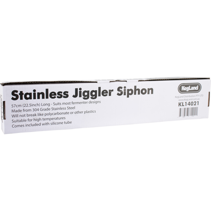 Easy Jiggler - Stainless Steel Auto Siphon Racking Cane