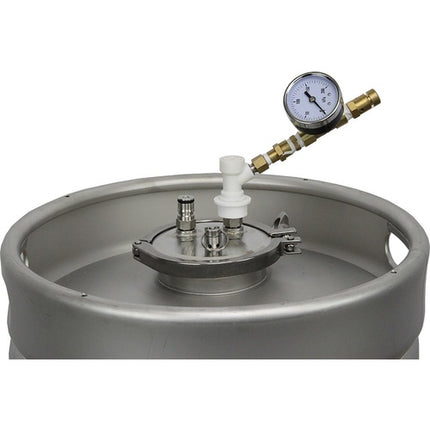 Kegmenter - 50 L (4 in T.C. Lid w/ Ball Lock Posts, Floating Dip Tube)
