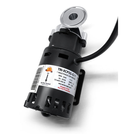 Chugger T.C. Pump - High Temperature Stainless Steel - X-Dry - Center Inlet