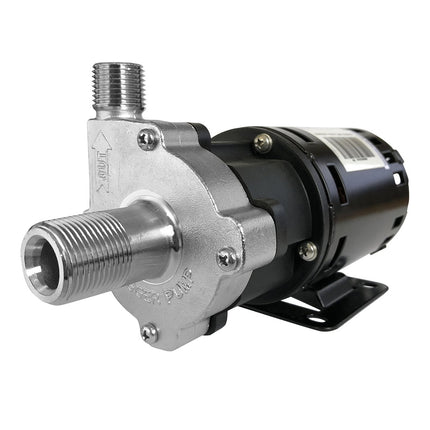 Chugger Pump - High Temperature Stainless Steel - X-Dry - Center Inlet Threaded