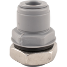 Duotight - 9.5mm (3/8) Bulkhead with 1/2 inch Male BSP and lock nut