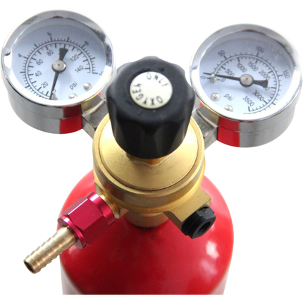 Dual Gauge Oxygen Regulator - For Disposable Tanks