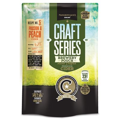 Mangrove Jack's British Series Peach & Passion Fruit Cider Pouch 2.4 kg