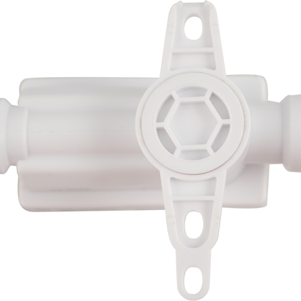 Duotight In-Line Plastic Regulator w/ Integrated Pressure Gauge (0-60 psi) - 8 mm