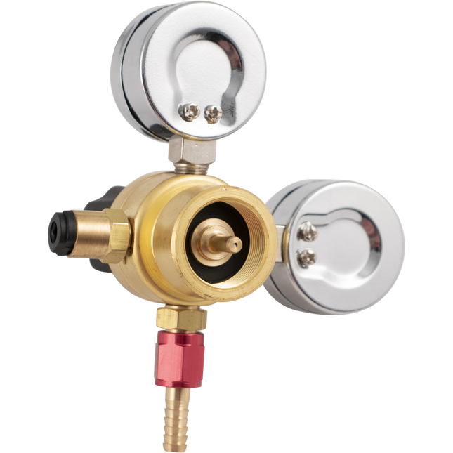 Dual Gauge Oxygen Regulator - For Disposable Tanks