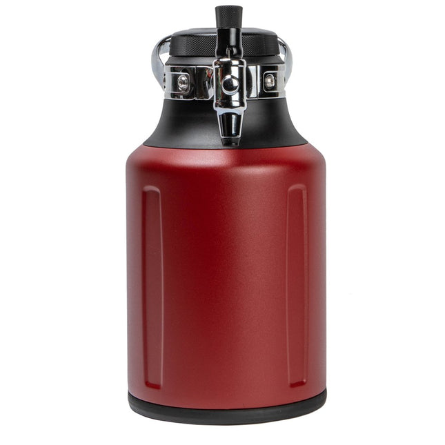 GrowlerWerks uKeg GO Pressurized Growler (Chili) - 64 oz