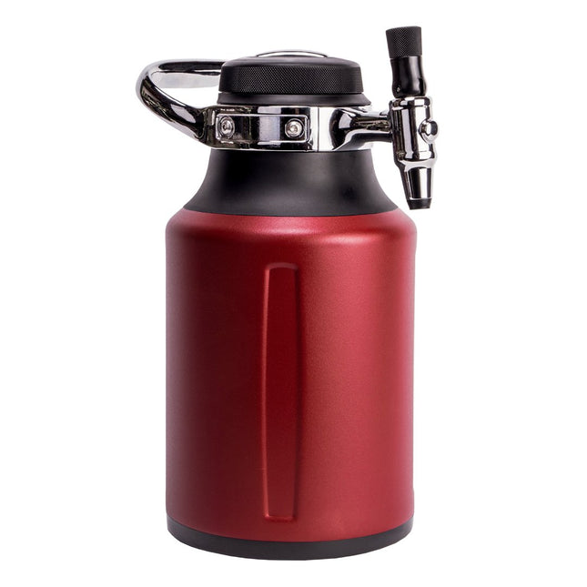 GrowlerWerks uKeg GO Pressurized Growler (Chili) - 64 oz