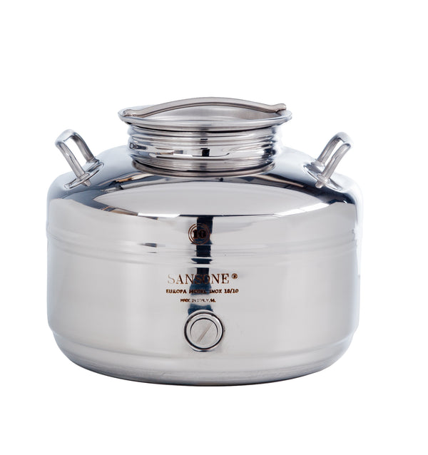 Sansone Fusti Tank | Stainless Steel | 2.6 Gallon | 10L