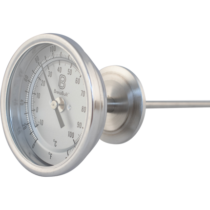 BrewBuilt 1.5 in. T.C. Thermometer - 6 in. length