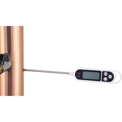 AlcoEngine - Copper Reflux Still w/ Garden Hose Quick Disconnect (QD)