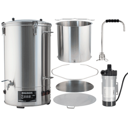 DigiMash w/ Pump Kit - DigiBoil 65L, Mash Upgrade and Recirculation Pump Kit - 220V