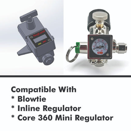 Digital Mini Pressure Gauge - 0-90 psi