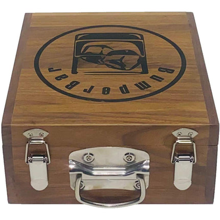 BumperBar - Wingman Ice Bucket & Cutting Board - Top Shelf Walnut