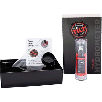 Tilt Hydrometer and Thermometer - Blue