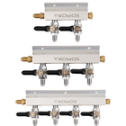 KOMOS Gas Manifold - Aluminum - 1/4