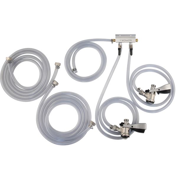 KOMOS® Jockey Box Connection Kit - Sanke Coupler (2 Tap)