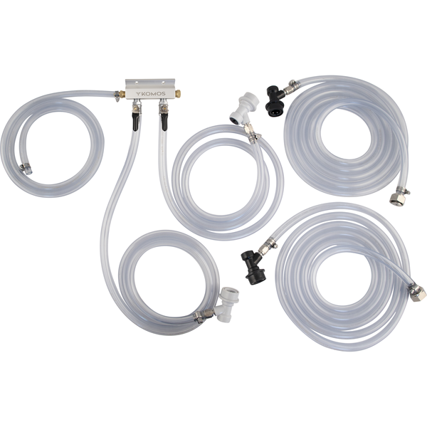 KOMOS® Jockey Box Connection Kit - Ball Lock (2 Tap)