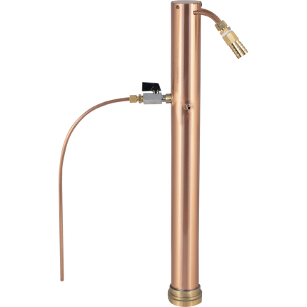 AlcoEngine - Copper Reflux Still w/ Barbs