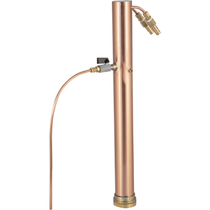 AlcoEngine - Copper Reflux Still w/ Barbs