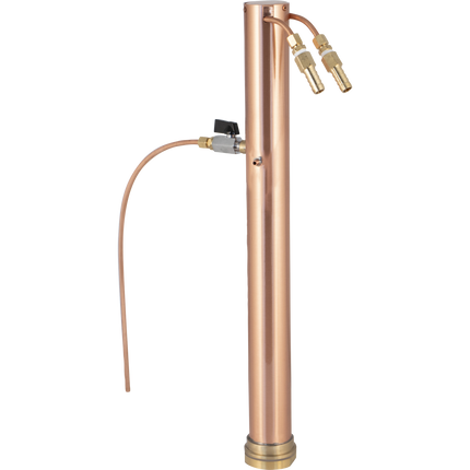 AlcoEngine - Copper Reflux Still w/ Barbs