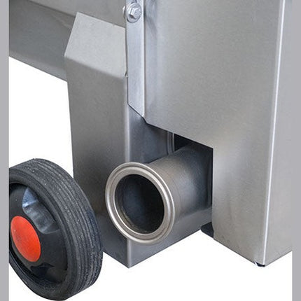 EnoItalia Jolly 25 Motorized Destemmer Only W/Screw Feed & Must Pump - 3 in. T.C. connections - PLACEHOLDER