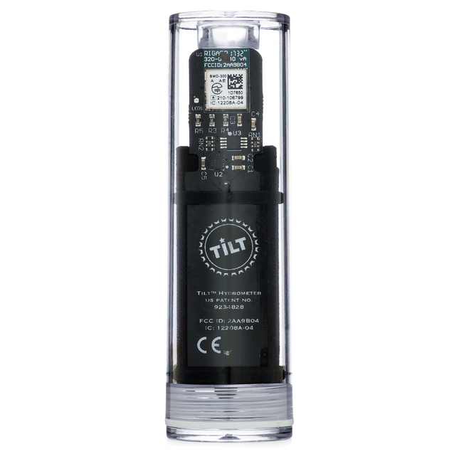 Tilt Hydrometer and Thermometer - Black