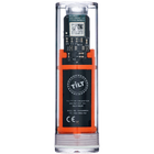 Tilt Hydrometer and Thermometer - Orange